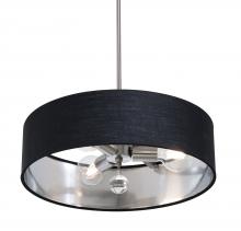  CLNP18MBSN-BKSL - Celine Pendant 18'' Medium Base SN - BKSL shade