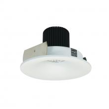  NIO-4RNB50XMPW/10 - 4" Iolite LED Round Bullnose, 1000lm / 14W, 5000K, Matte Powder White Finish