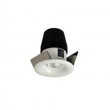  NIOB-1RNB27XWW - 1" Iolite LED BWF Round Bullnose, 600lm, 2700K, White Reflector / White Flange