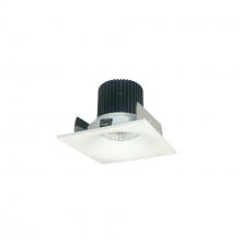  NIOB-2SNB27XMPW/10 - 2" Iolite LED Square Bullnose, 1000lm / 14W, 2700K, Matte Powder White Finish