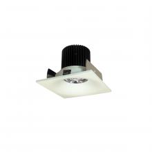 Nora NIOB-2SNB40QWW - 2" Iolite LED Square Bullnose, 10-Degree Optic, 800lm / 12W, 4000K, White Finish