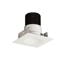  NIOB-2SNDC40XWW/10 - 2" Iolite LED Square Reflector with Round Aperture, 1000lm / 14W, 4000K, White Reflector / White