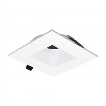  NIOC-2SNDSQMPW - 2" Iolite Can-less Square Downlight Trim, Matte Powder White finish