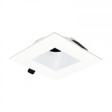  NIOC-4SNDSQMPW - 4" Iolite Can-less Square Downlight Trim, Matte Powder White finish