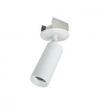  NIOP-1RTC40XMPW - 1" iPOINT Monopoint Luminaire, Round Cone, 900lm, 4000K, 90+CRI, Matte Powder White