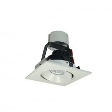  NIR-4SC30XWW/10 - 4" Iolite LED Square Adjustable Cone Retrofit, 1000lm / 12W, 3000K, White Reflector / White