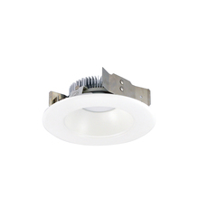  NLCBS-4W518527MPW - 4" Cobalt Shallow High Lumen LED Trim, Round Reflector, 850lm, 2700K, Matte Powder White