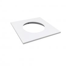 Nora NM2-2SDTMPW - Square Trim for NM2-2RDC, Matte Powder White