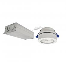  NMW-430MPW - 4" M-Wave Can-less Adjustable LED Downlight, 3000K, Matte Powder White finish