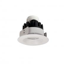 Nora NRMC3-41L140NWW - 4" Marquise III Retrofit, White Reflector/White Flange, 120-277V; 0-10V Dimming, 1300lm / 12W,