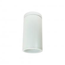  NYLD2-6S075140WWW - 6" Cobalt Surface Mount Cylinder, White, 750L, 4000K, White/White Reflector, 120V Triac/ELV