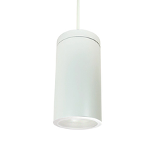  NYLI-6PL202WWW - 6" Cylinder, White, Pendant Mount, 20W Med. Base, Baf., White