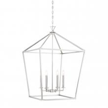  3-422-6-SN - Townsend 6-Light Pendant in Satin Nickel