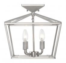  6-328-4-SN - Townsend 4-Light Ceiling Light in Satin Nickel