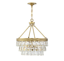  7-8700-4-322 - Windham 4-Light Pendant in Warm Brass