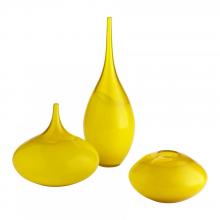  04058 - Moonbeam Vase|Yellow-LG