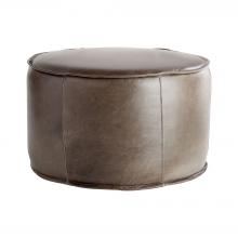 Cyan Designs 11448 - Lusso Round Pouf - Grey