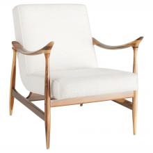 Cyan Designs 11817 - Oscar Arm Chair Cream Basket Weave Light Brown