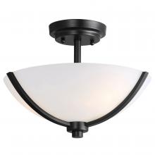  20031SWBK - Deven-Semi-Flush Mount