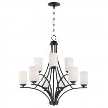  20036SWBK - Deven-Multi-Tier Chandelier