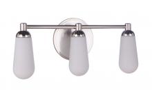  13122BNKPLN3 - Riggs 3 Light Vanity in Brushed Polished Nickel/Polished Nickel