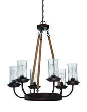  36126-ABZ - Thornton 6 Light Chandelier in Aged Bronze Brushed