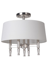  44654-PLN - 4 Light Semiflush