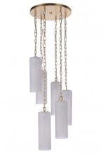  57996-SNG - Myos 6 Light Pendant in Sunset Gold