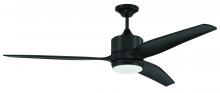  MOB60FB3 - 60" Mobi Indoor/Outdoor (Wet) in Flat Black w/ Flat Black Blades