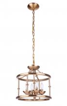  53754-SB - Marlowe 4 Light Convertible Semi Flush in Satin Brass