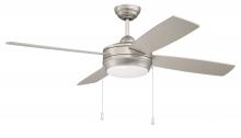  LAV52BN4LK-LED - 52" Laval in Brushed Nickel w/ Brushed Nickel/Mapple Blades