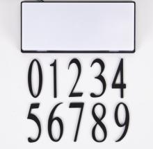  AP-7-FB - Surface Mount Address Plaque Number - 7