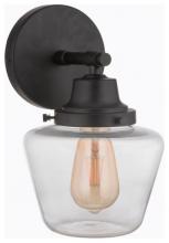  19507FB1 - Essex 1 Light Wall Sconce in Flat Black