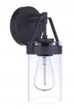  ZA3304-MN - Franklin 1 Light Small Outdoor Wall Lantern in Midnight