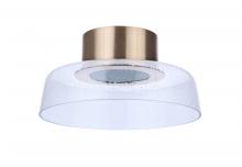  55181-SB-LED - Centric 12.5" LED Flushmount in Satin Brass