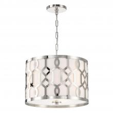  2265-PN - Libby Langdon Jennings 3 Light Polished Nickel Pendant