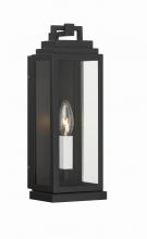  ASP-8911-MK - Aspen 1 Light Matte Black Outdoor Sconce