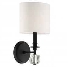  CHI-211-BF - Chimes 1 Light Black Forged Sconce