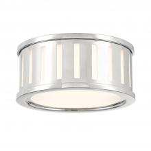  KEN-2200-PN - Kendal 2 Light Polished Nickel Flush Mount