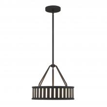  KEN-8303-BF - Kendal 3 Light Black Forged Mini Chandelier