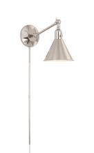  MOR-8800-PN - Morgan 1 Light Polished Nickel Task Sconce