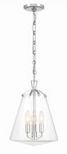  VSS-7004-PN - Voss 3 Light Polished Nickel Pendant