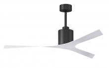  MK-BK-WH - Molly modern ceiling fan in Matte Black finish with all-weather 56” ABS blades. Optimized for da