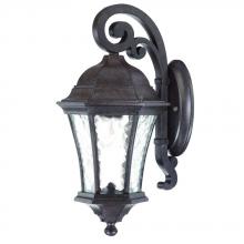  3602BC - Waverly Collection Wall-Mount 1-Light Outdoor Black Coral Light Fixture