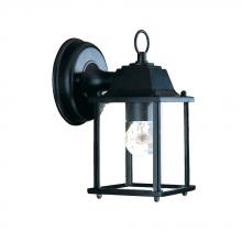  5001BK - Builder's Choice Collection Wall-Mount 1-Light Outdoor Matte Black Light Fixture