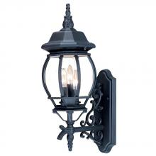  5151BK - Chateau Collection Wall-Mount 3-Light Outdoor Matte Black Light Fixture