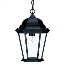  5206BK - Richmond Collection Hanging Lantern 1-Light Outdoor Matte Black Light Fixture