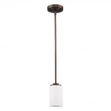  IN21242ORB - Addison Indoor 1-Light Mini Pendant W/Glass Shade In Oil Rubbed Bronze