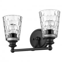  IN40021BK - Mae 2-Light Matte Black Vanity