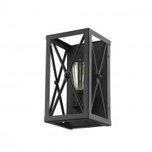  IN41120BK - Brooklyn 1-Light Matte Black Sconce